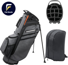 Golf Stand Bag 14 Way Full-Length Dividers with Stand Lightweight Golf Bag NEW