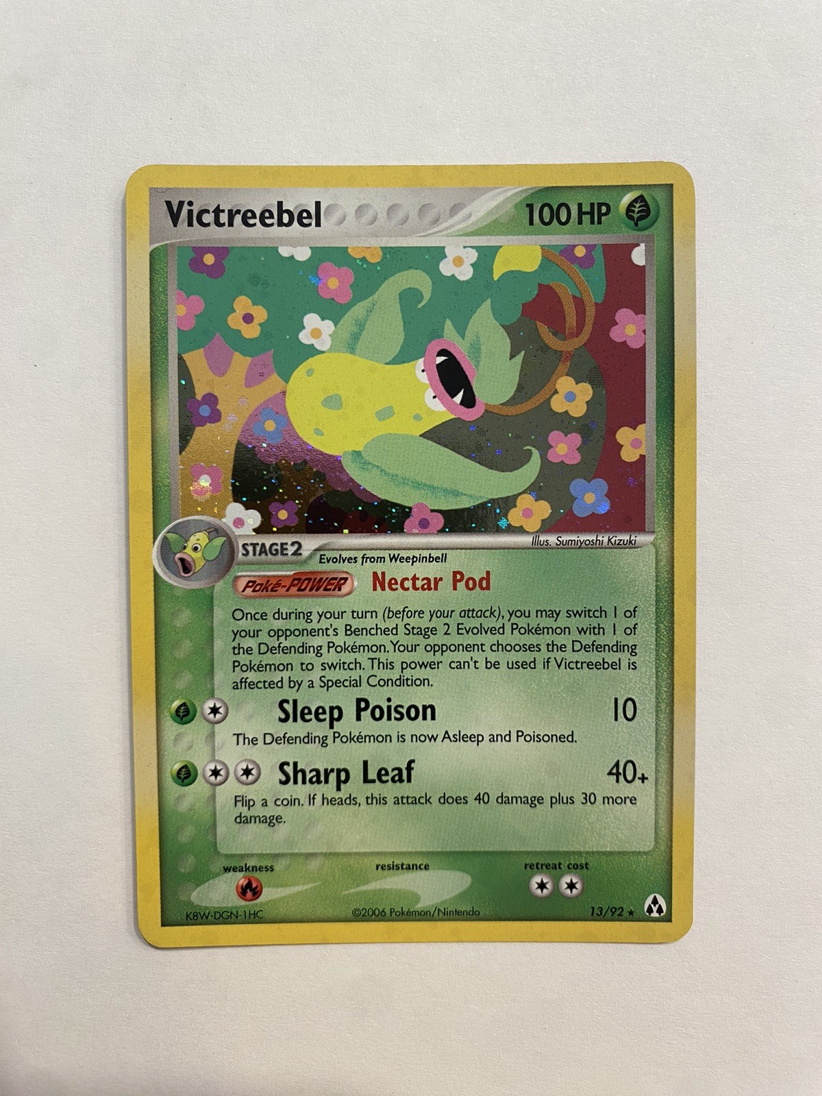 Victreebel 13/92 Holo Rare - 2006 Legend Maker NM