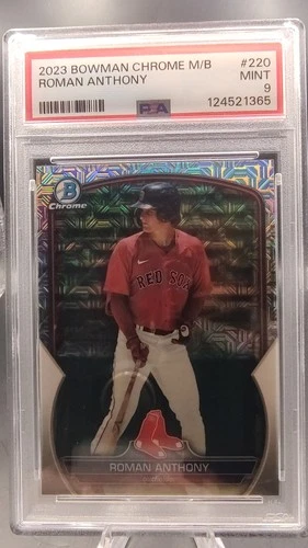 2023 BOWMAN MEGA BOX CHROME #220 ROMAN ANTHONY PSA 9