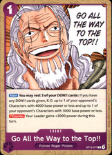 Go All the Way to the Top!! C Carrying On His Will OP13-077 NM 2025