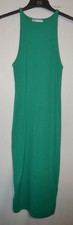 Zara women's green knee length bodycon tank dress size M