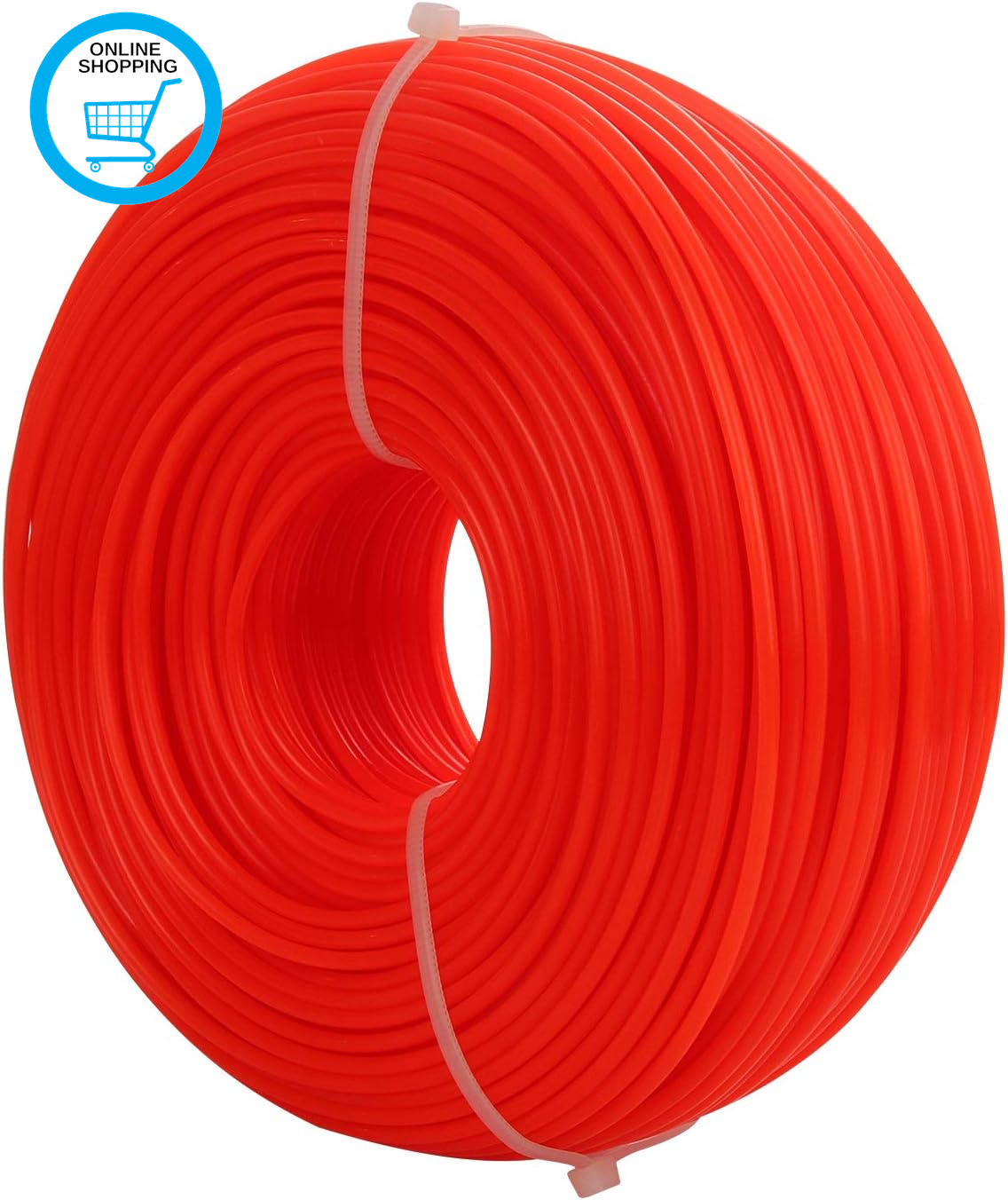 Strimmer Wire 2.4Mm X 100M, Heavy Duty Strimmer Line, round Core Nylon Trimmer L