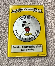 Early 1930’s Disney Matinee Mirror Mickey Mouse Club