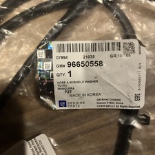 Acdelco Windshield Washer Nozzle Hose 96650558 Oem Genuine New Acdelco Windshield Washer Nozzle Hose 96650558 Oem Genuine New