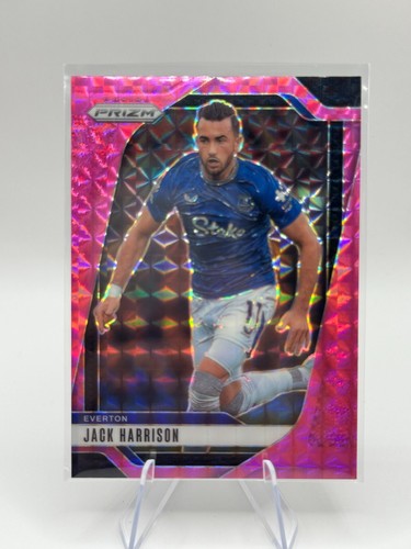 Jack Harrison #229 Pink Mosaic Prizm 2024-25 Panini Prizm Premier League