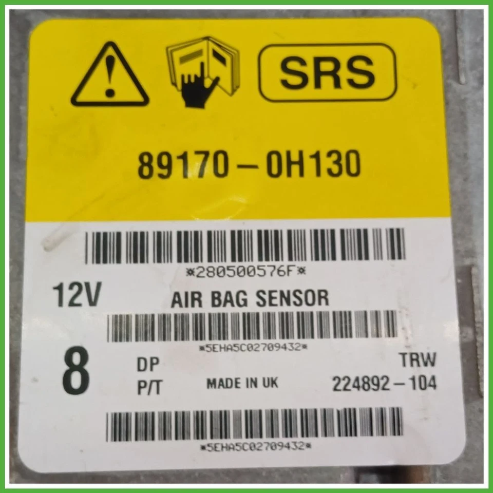 Centralina Airbag TRW 224892-104 PEUGEOT 89170-0H130 108 2014 - Immagine 2 di 4