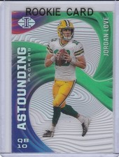 JORDAN LOVE ROOKIE CARD Green Bay Packer 2020 Illusions ASTOUNDING INSERT #A6 RC