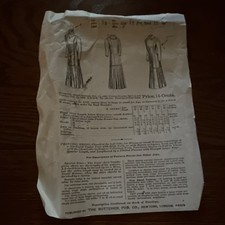 Antique Reproduction Butterick Edwardian Sewing Pattern Bust 35 UNCUT