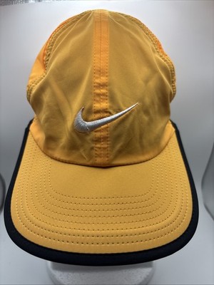 Nike Featherlight Orange Dri-Fit Running Hat 