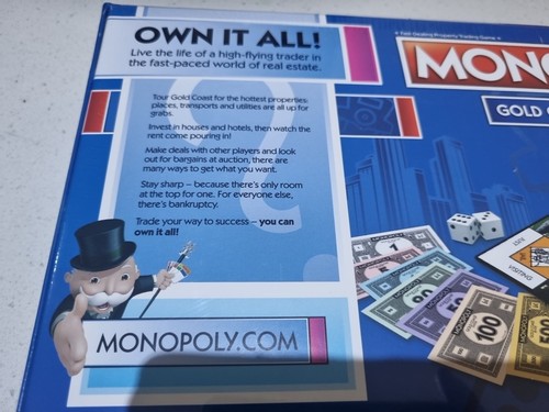 Monopoly: Gold Coast Edition Board Game NEW - Picture 7 of 8