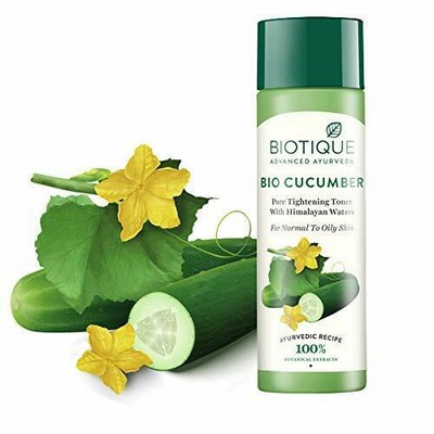Biotique Bio Cucumber Pore Tightening Toner, 120 ml   4,2 FL OZ  ...