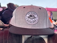 CUSTOM CHICANO LOWRIDER MAN SNAPBACK HAT Black Gray NWT