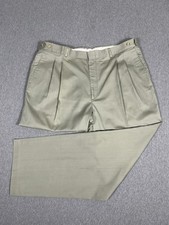 Levi's Travelers Men's Pleated Khaki Dress Pants Made In USA 40x32