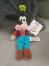 Disney Goofy Mini Bean Bag Plush Mickey Mouse  Friends 1999 Toy