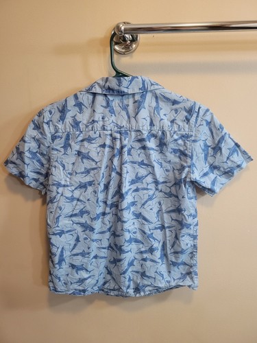 Boys Shark Shirt Sz M - Picture 2 of 3