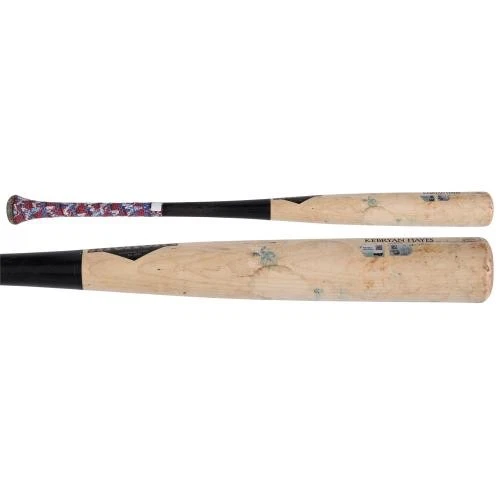 Ke'Bryan Hayes Pirates GU Old Hickory Broken Bat vs Cardinals el 7 de abril de 2025 Foto 4 de 4