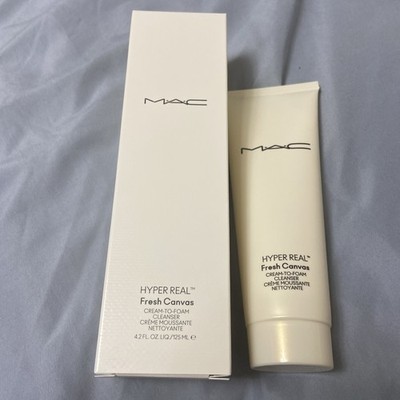 Mac Hyper Real Fresh Canvas Cream-to-Foam Cleanser 4.2 fl oz (125mL) - New 