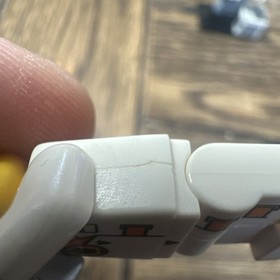 Lego Minifigure Agents Dr. Inferno  Arm Claw Metallic 8970 Agt013a cracked torso