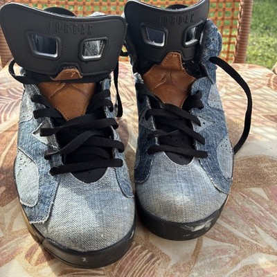 Air Jordan 6 Retro Washed Denim 10.5 Used Great Pair