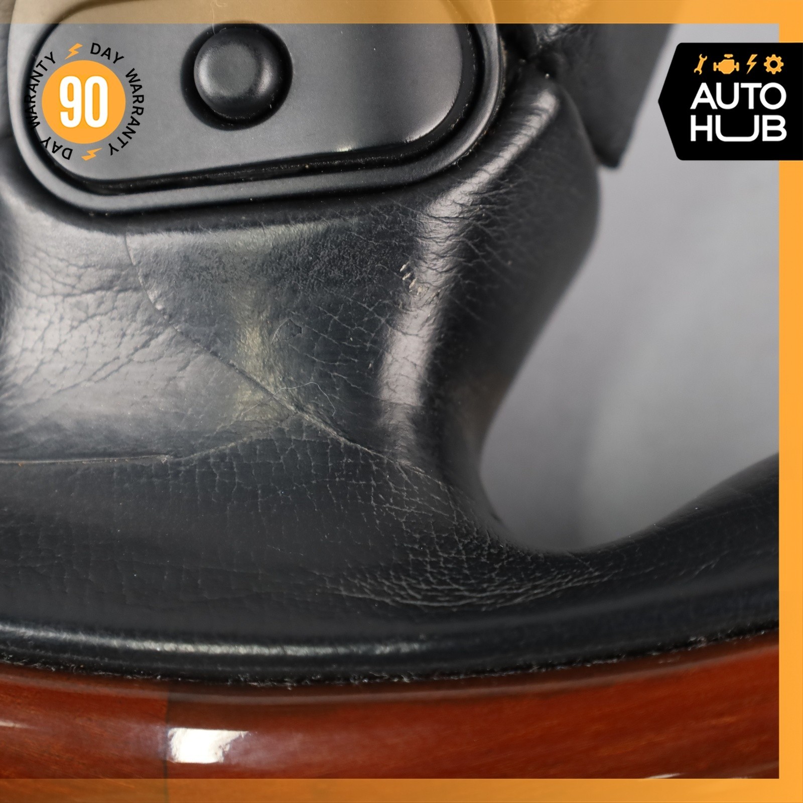 08-19 Maserati GranTurismo M145 Steering Wheel Rosewood Black OEM