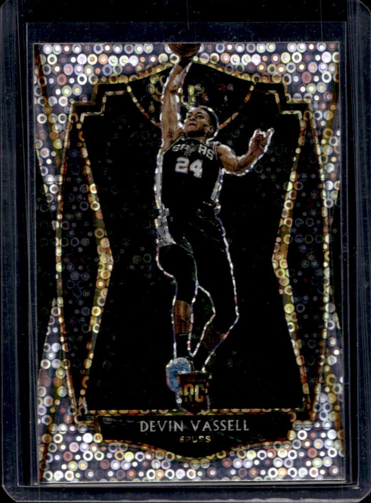 2020-21 Panini Select Devin Vassell Disco Prizm RC Premier Level #179 Spurs