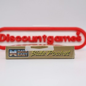 NES Nintendo Game SIDE POCKET POOL - NUOVO e sigillato in fabbrica con autentica cucitura ad H!