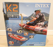 Intex Excursion Pro K2 Inflatable Kayak with Oars and Pump 2 Person