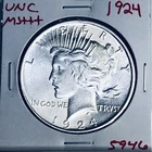 1924-P Peace Dollar — photo from another recent sale