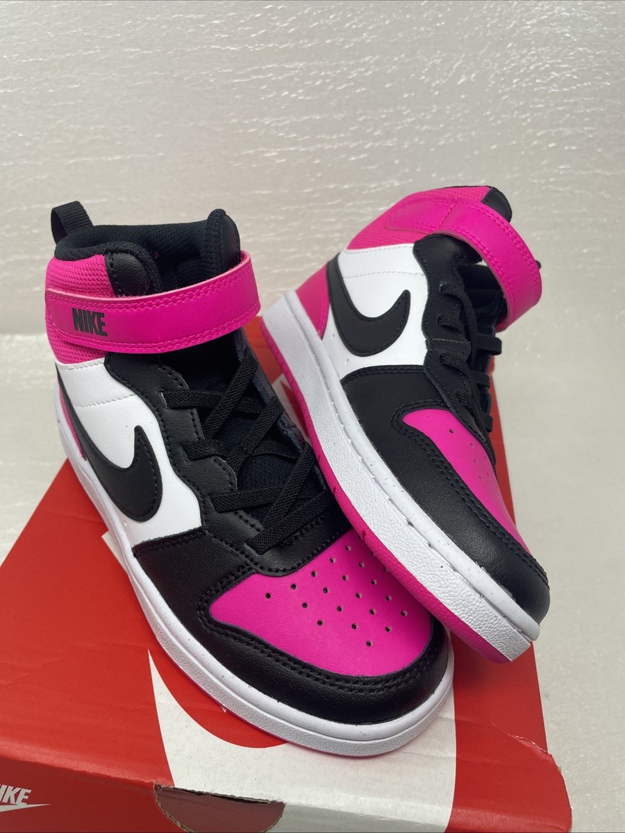 NIKE COURT BOROUGH MID WTR PSV 21.5㎝ Nike Kids' Court Borough Mid 2 PSV Shoes | Academy