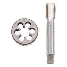 3/4"-16 UNF Tap and Die Set Right Hand HSS Threading Gunsmithing 3/4 16 Silver