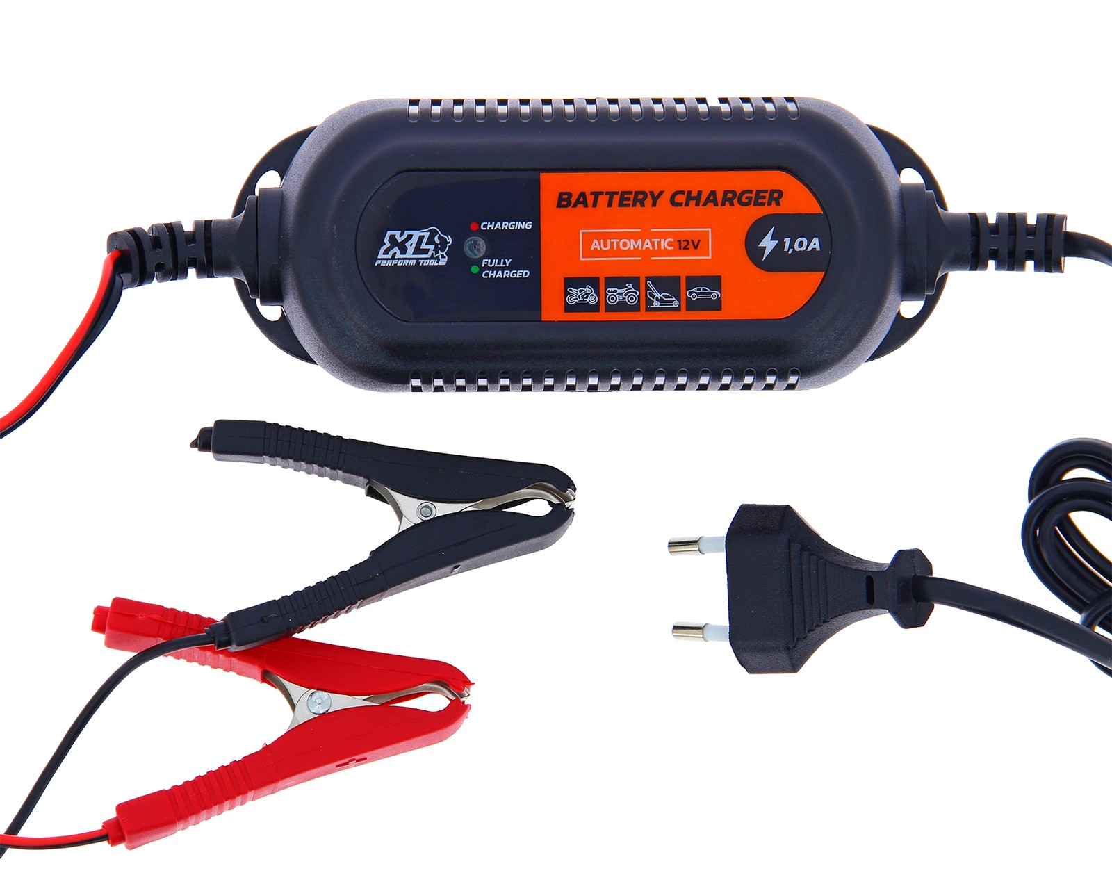 Chargeur batterie 12V XLPT pour l'hivernage de moto et scooter 4-30Ah