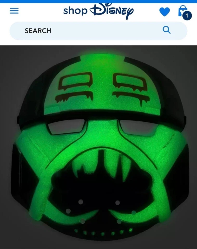 New Disney Star Wars The Bad Batch WRECKER Costume and Mask New Sz 5 6 - Image 4 of 4