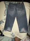 Anchor Blue Men's Baggy Wide-Leg Faded Blue Denim Jeans Size 42x30 Distressed — photo 6