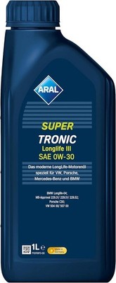 Aral SuperTronic Longlife III 0W-30 / 12x 1 Liter BMW LL-04 MB 229.52 VW 504 00