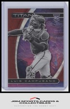2021 Panini Chronicles #18 Luis Campusano Titan Ruby Wave #/199