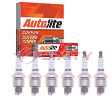 6 pc Autolite Copper Core Spark Plugs for 1934 Chrysler Series CB Ignition ev