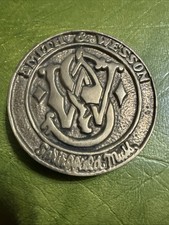 SMITH  WESSON S W Springfield, Mass. Logo Solid Brass VTG Belt Buckle 2 5/8  