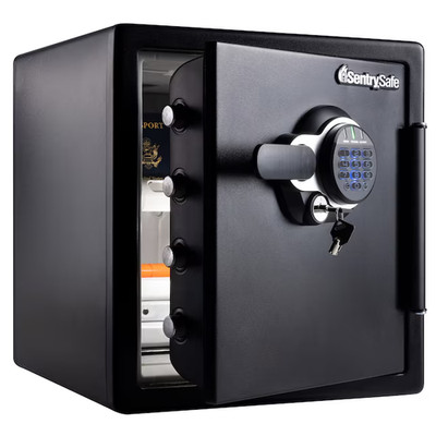 SentrySafe 1.23 cu ft Fire Water Resistant Electronic Keypad Floor Safe SFW123GD