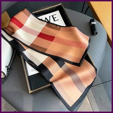 Women s Skinny Satin Scarf 17 150cm Ribbon Headband Neckerchief Hair Neck