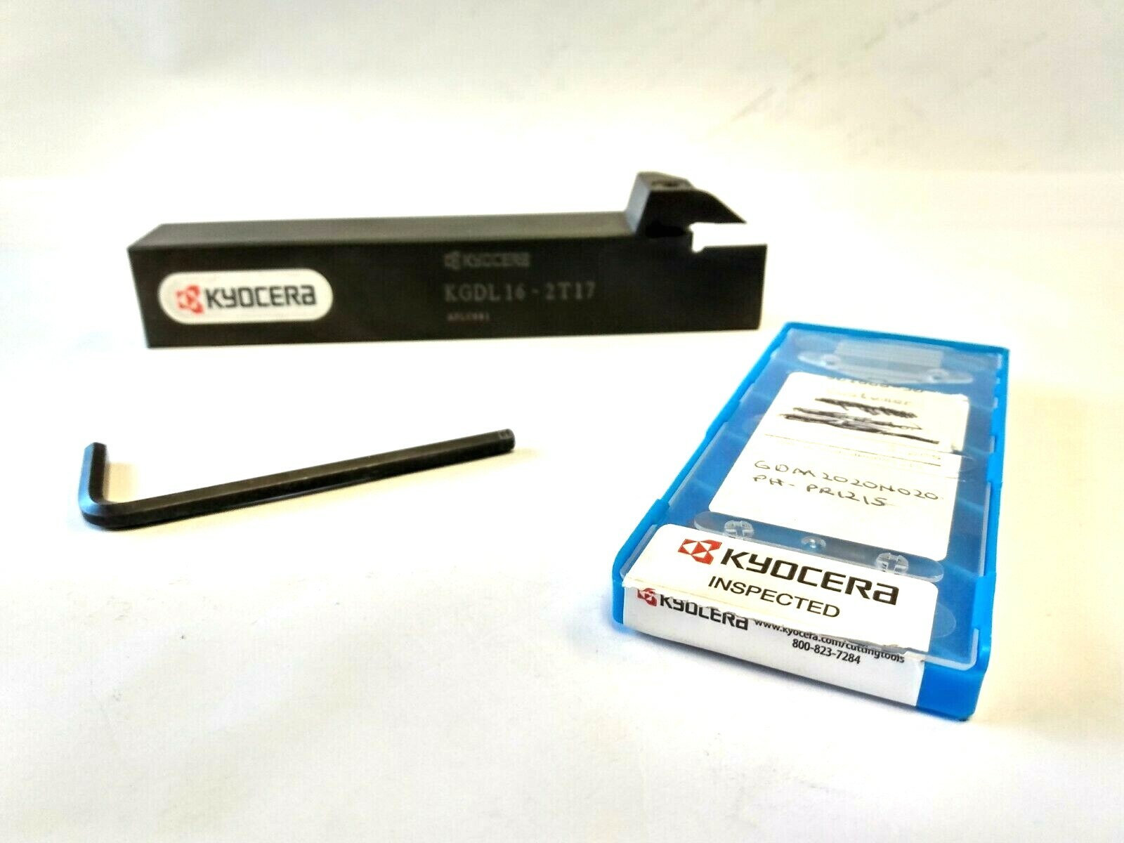 KYOCERAExternal Grooving Toolholder KGDL 162T17 & 3PC GDM2020N020PH