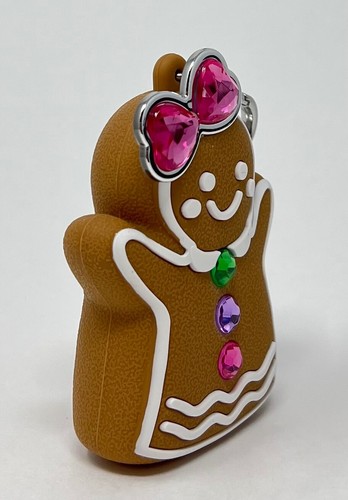 NEW BATH & BODY WORKS MISS GINGERBREAD POCKETBAC HOLDER HAND SANITIZER CASE CLIP - Picture 2 of 6