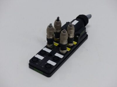 MURR Elektronik Art.No. 27106 Passiv-Verteiler Kunstst. 8xM12 5pol steckb.Klemme
