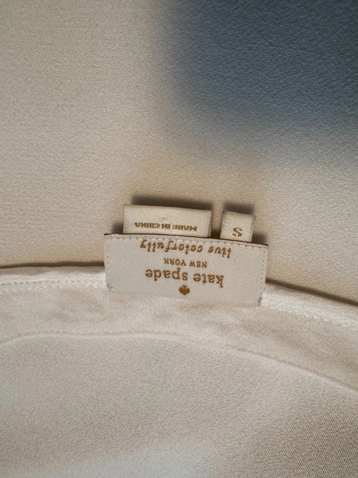 Top tunica manica corta con volant bianco KATE SPADE Bellissima!! Taglia S Us intime ottimeioni!!
