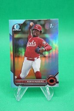 2022 Bowman Draft Base Chrome Sky Blue Refractor #BDC-140 Kenya Huggins LPN