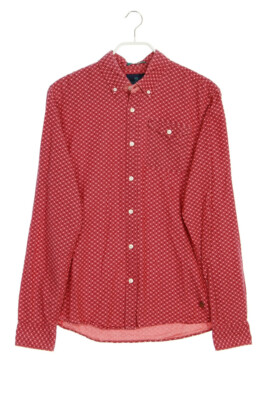 SCOTCH & SODA shirt Geo Print M orange bordeaux