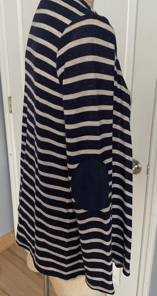 Tresics Azul Marino/Gris Informal Coocoon Suéter Capa Chaqueta Top Talla S RN# 10165 Foto 4 de 4