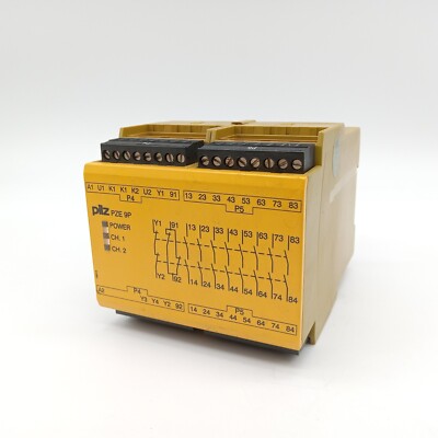 Pilz 777140 PZE9P-24VACDC-8N/O-1N/C Safety Relay