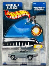 🔥🔥🔥Hot Wheels Motor City Classics ‘70 Plymouth Road Runner H33🔥🔥🔥