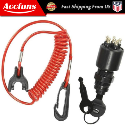 OMC BRP 1996 Up Johnson Evinrude Ignition Switch Lock Assembly - Foto 13