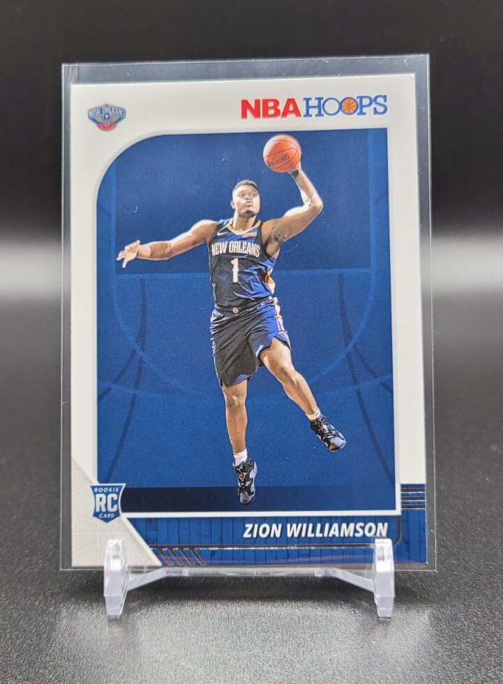 2019-20 Panini Hoops Zion Williamson #258 RC New Orleans Pelicans